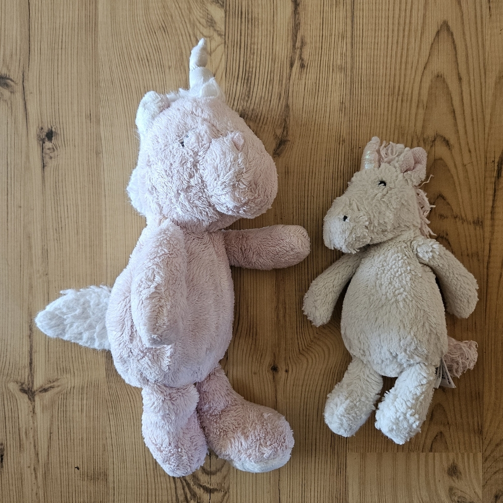 Stuffed Unicorn Duo